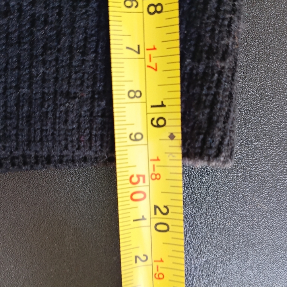 Vintage Purple and Black Women's Cardigan Sweater Grandmacore Cottagecore Medium - Picture 10 of 11